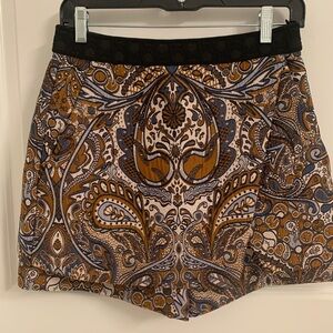 Maje women’s Paisley Patterned skort Size 40 France